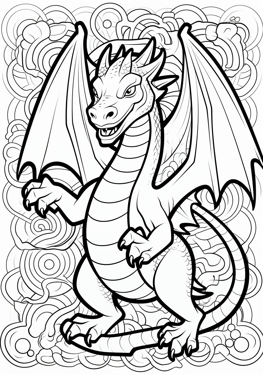 charizard coloring page