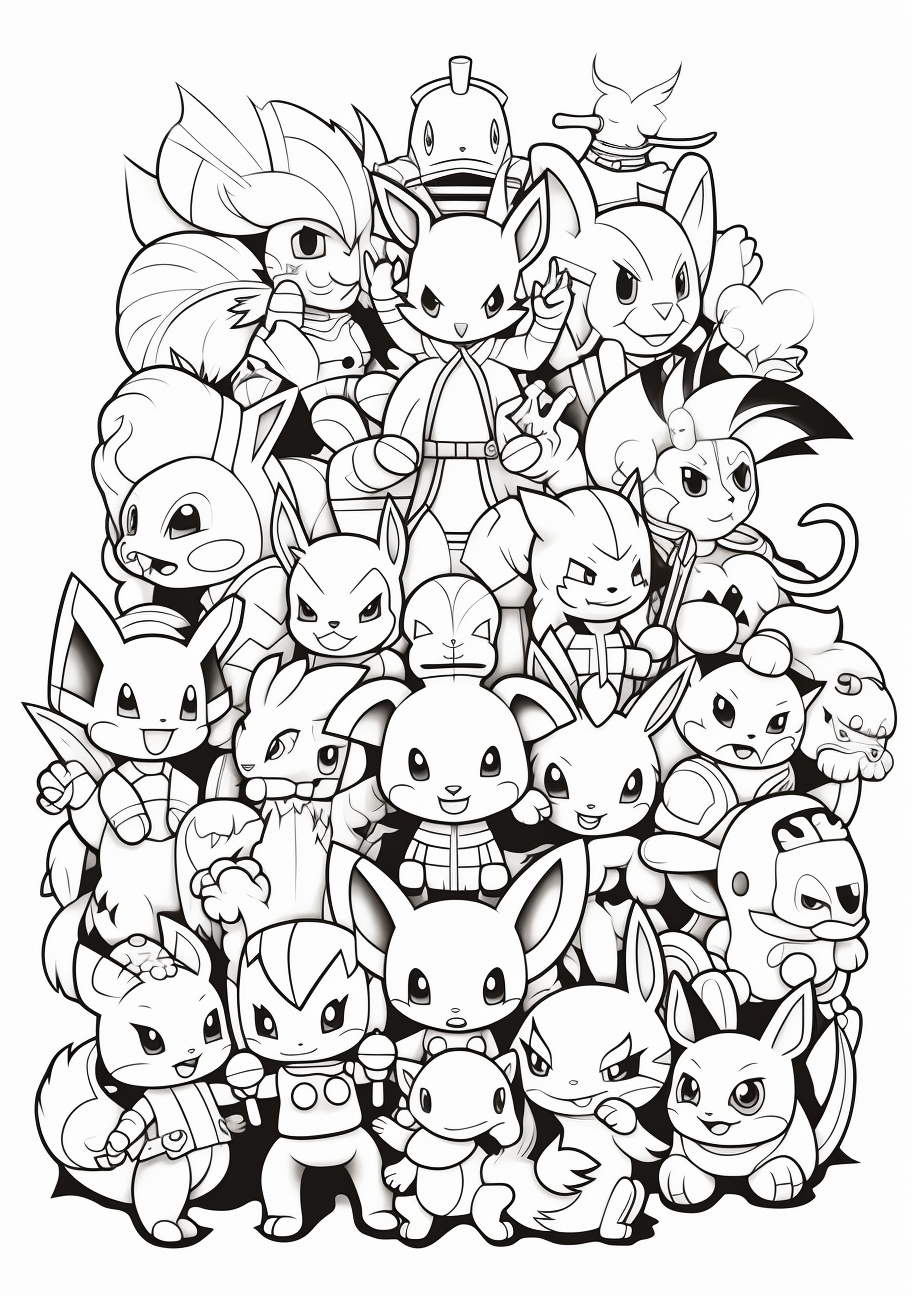 Pokemon Drawing & Coloring