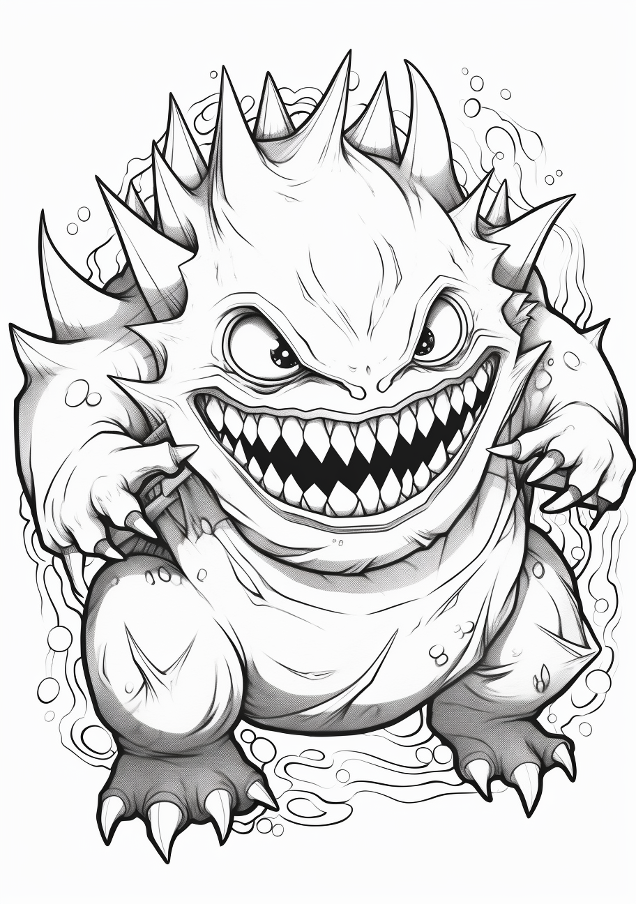 Mega Pokemon Coloring Pages