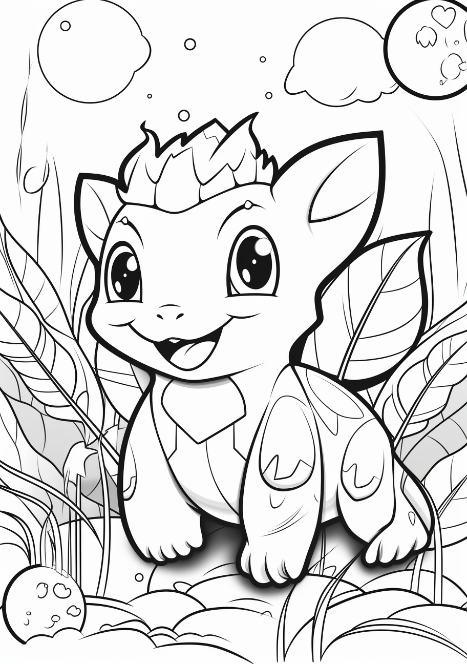 pokemon black and white coloring pages