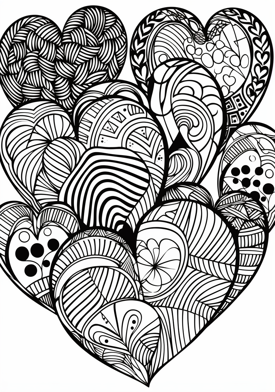 Free Printable Love Coloring Pages for Kids and Adults