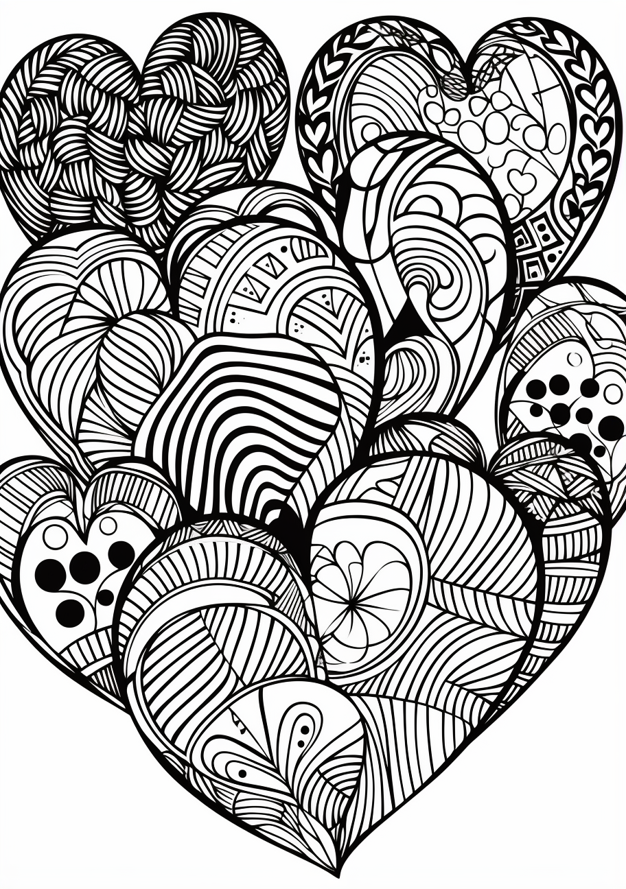 Valentines Day Coloring Pages Printable Fun Kids Love coloring Hero