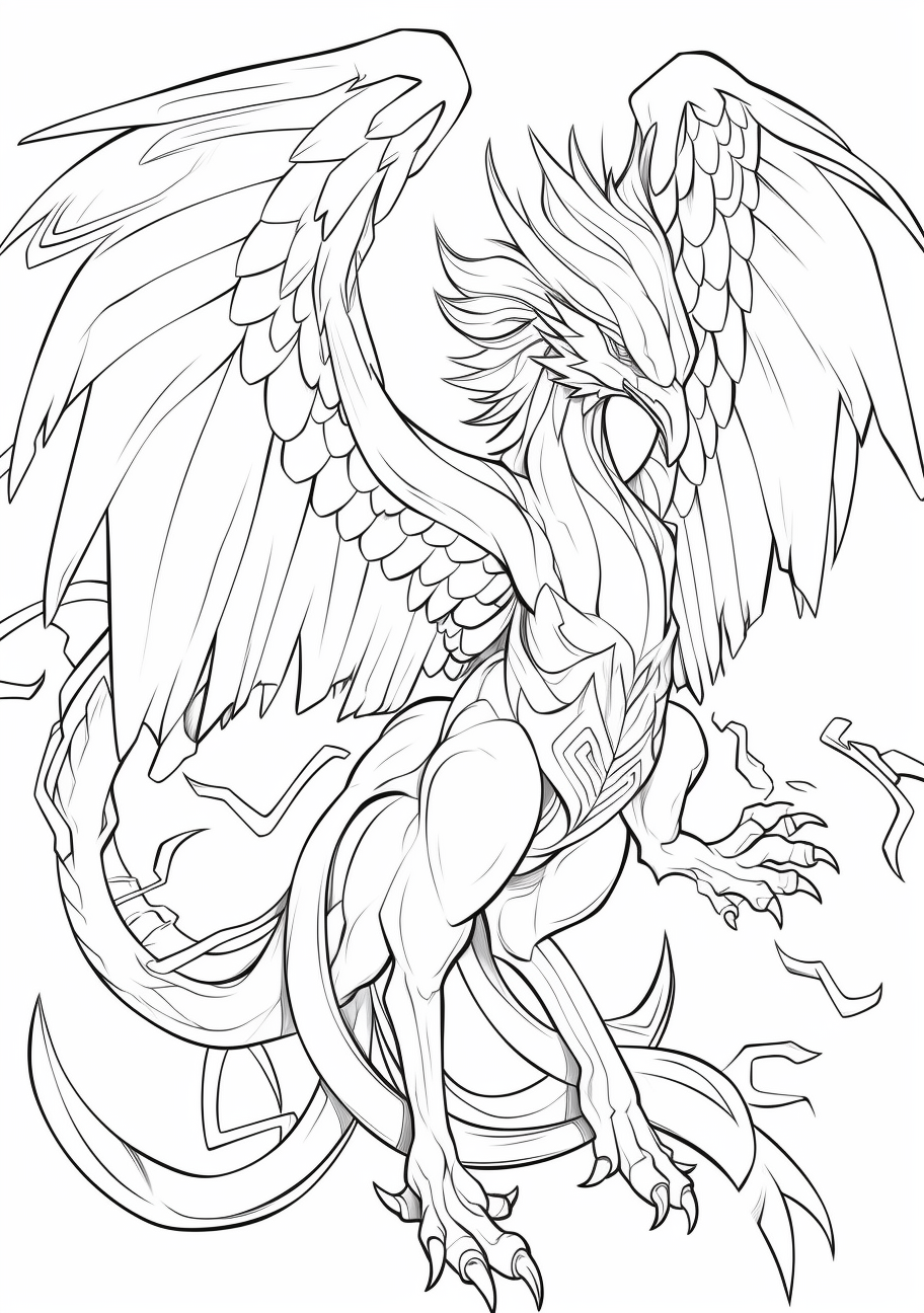 Articuno coloring page  Free Printable Coloring Pages