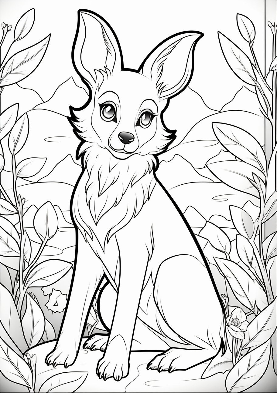 pokemon eevee coloring pages