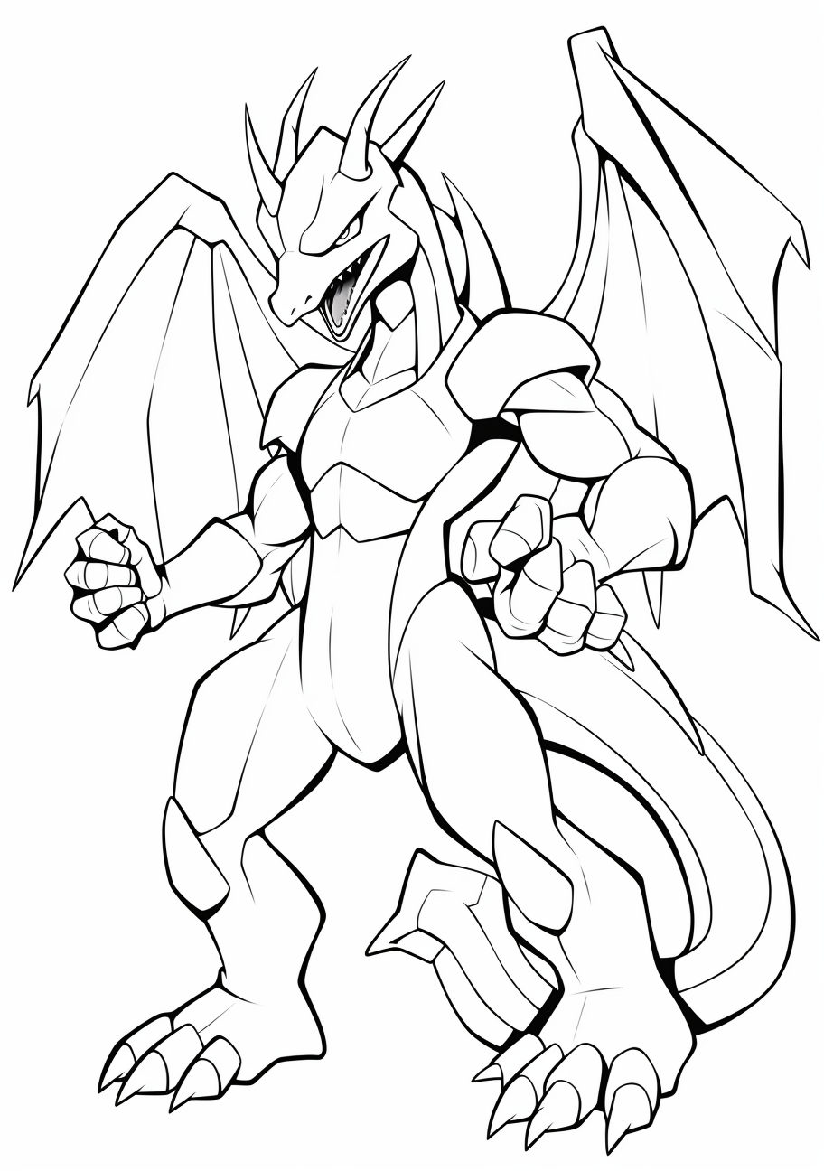 Charizard Unleashed Pokemon Coloring Book - Cool Drawings Of Pokemon  Coloring Pages Kids And Adults Fun (@coloring)