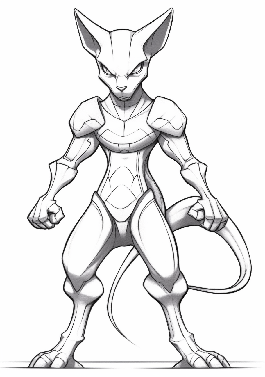 Mewtwo  Pokemon coloring pages, Pokemon coloring, Pikachu