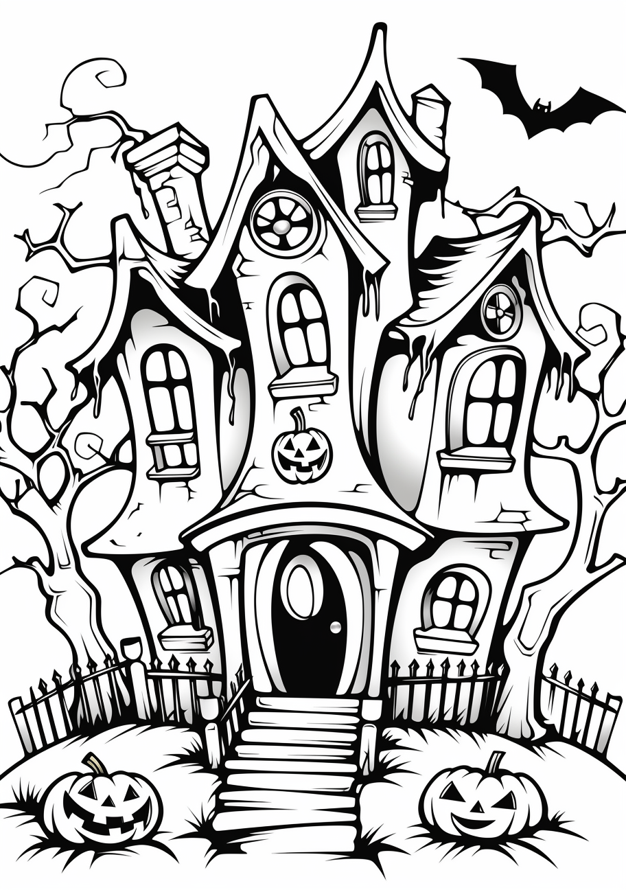 Halloween Coloring Posters