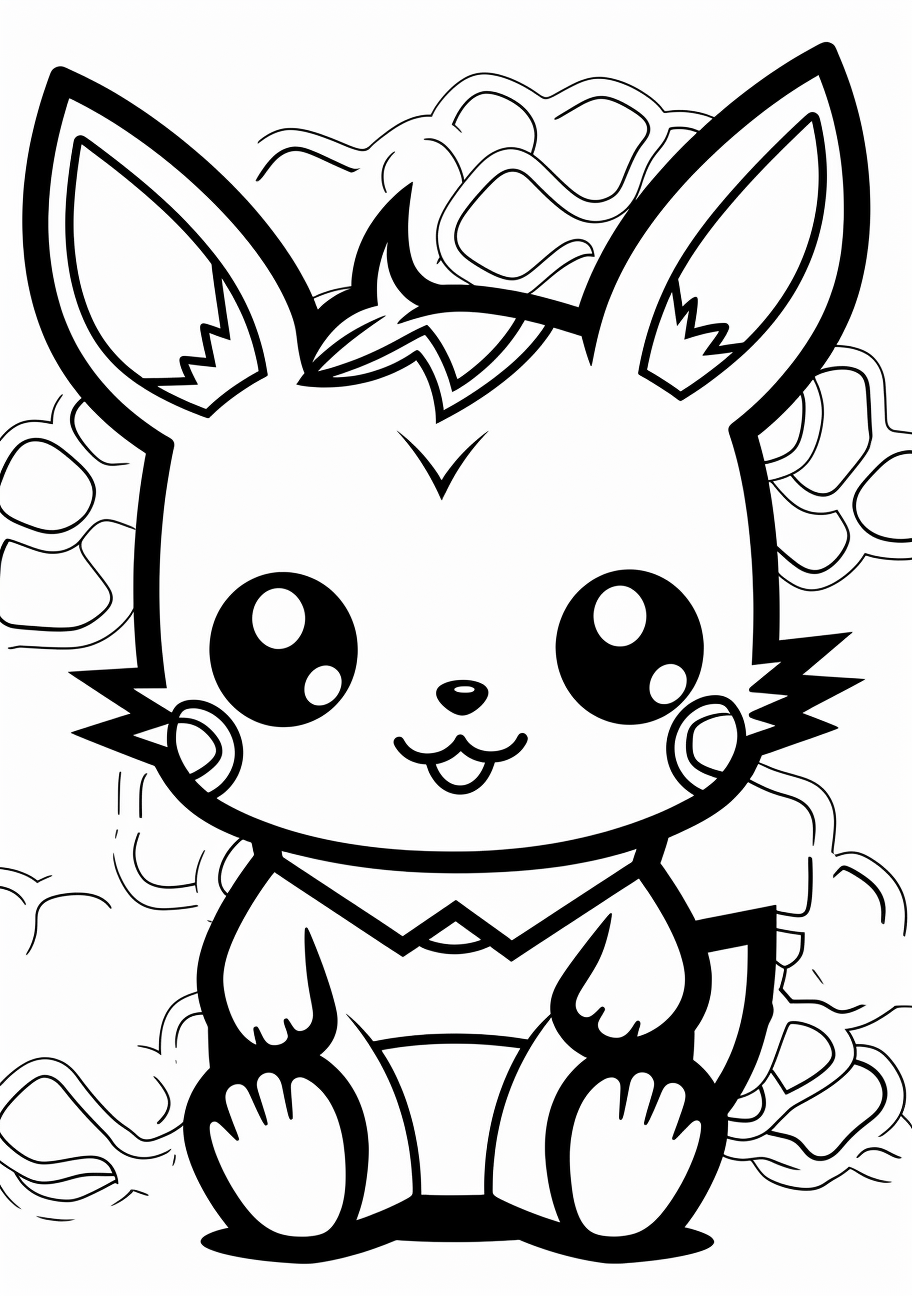 Pokemon SVG Pikachu #2 Drawing by Humaira Faizah Agustina - Pixels