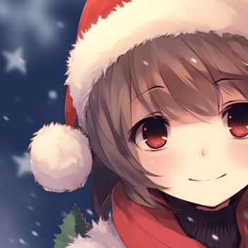 matching cute christmas anime pfp, aesthetic matching pfp ideas