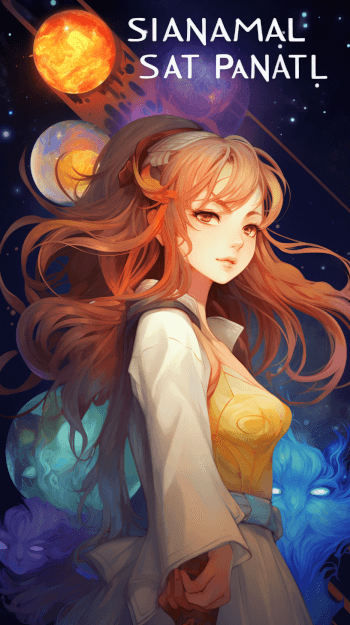 Celestial Bodies Manga Wallpapers: Anime Artistry, Galactic Fantasy, Stellar Illustrations