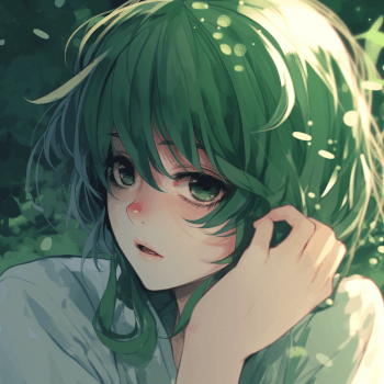 Green Anime PFP Universe