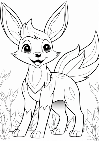 Eevee And Pikachu Coloring Pages - Relaxing, Educational Fun