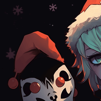 christmas pfp matching halloween theme, aesthetic matching pfp ideas