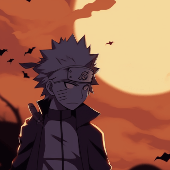 naruto and sasuke matching pfp halloween theme, aesthetic matching pfp ideas