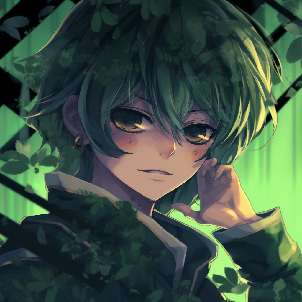 Green Anime Pfp Aesthetic Icons - Green Anime Pfp Universe (@pfp