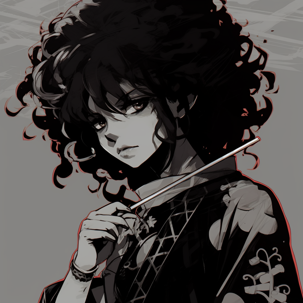 Close Up Of Afro Samurai - Amazing Black Anime Characters Pfp (@pfp)