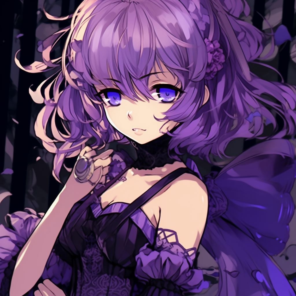 Purple Anime Character Pfps - Anime Purple Pfp Collection (@pfp