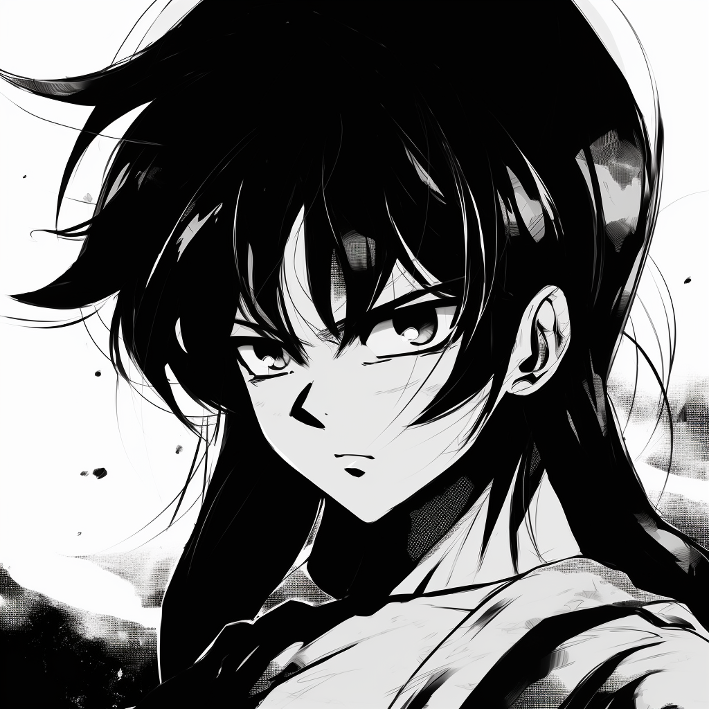 anime black and white pfp collection (@pfp) | Hero