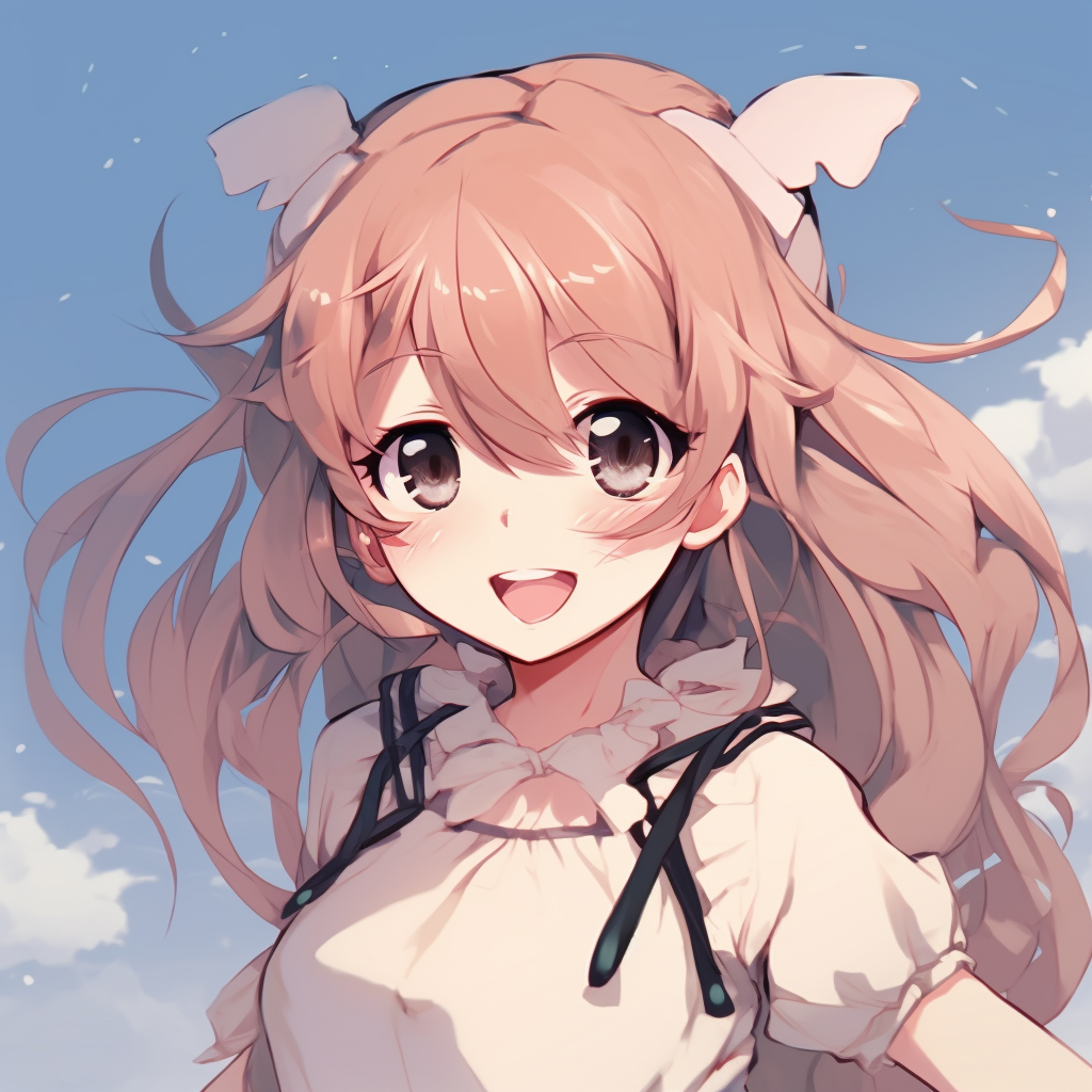Anime cute smile