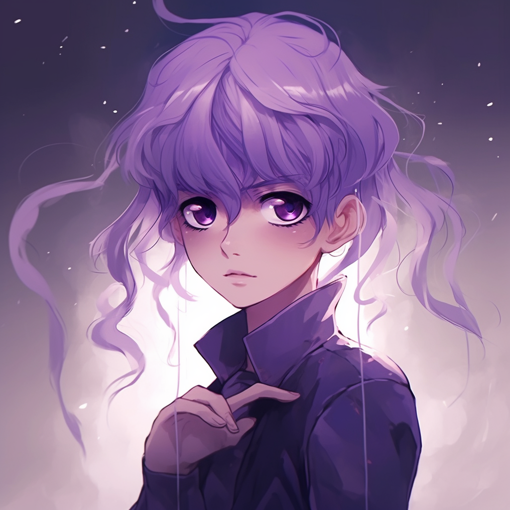 Purple Haired Anime Girl - Expert Purple Anime Pfp (@pfp)