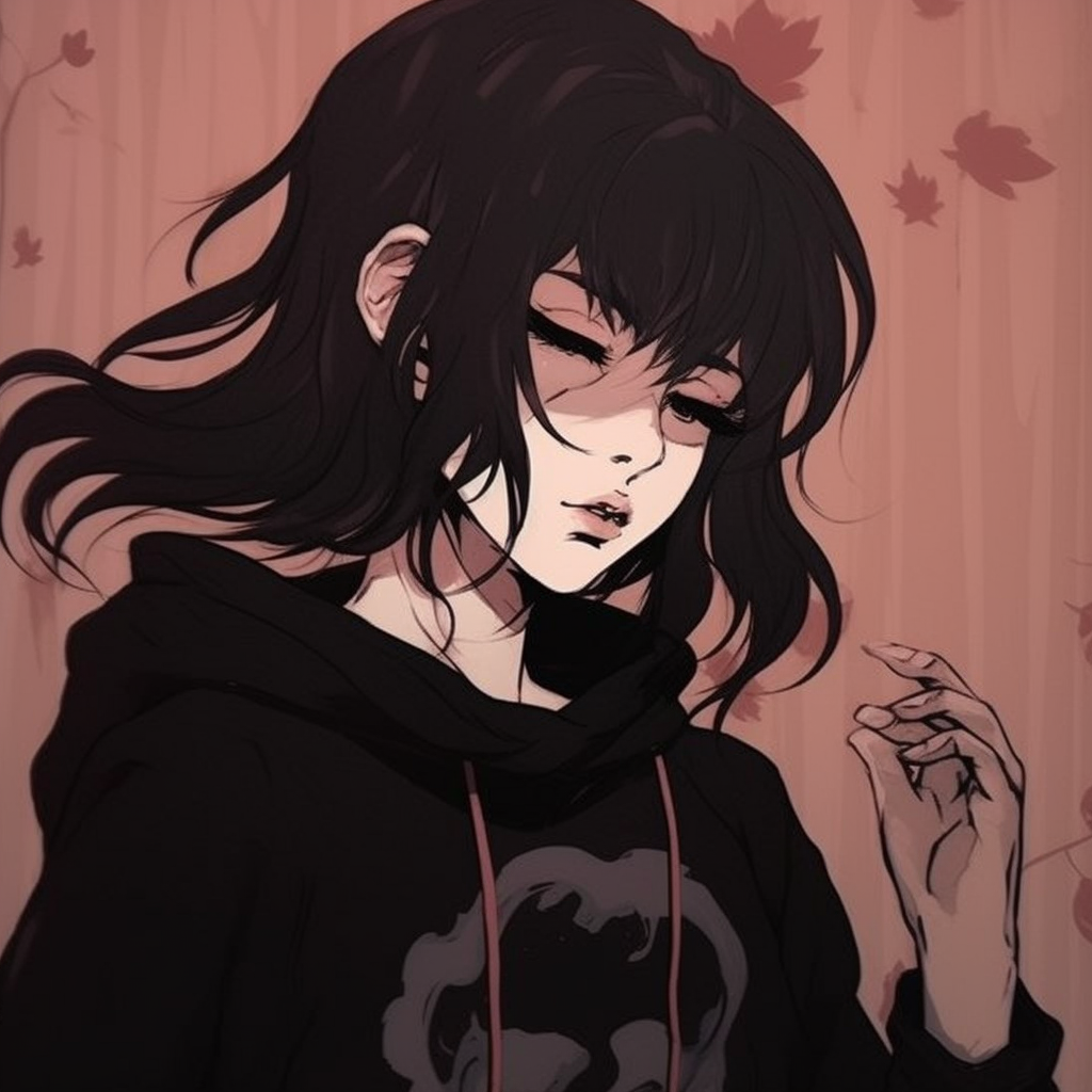 Grunge anime Girl - Discord Pfp