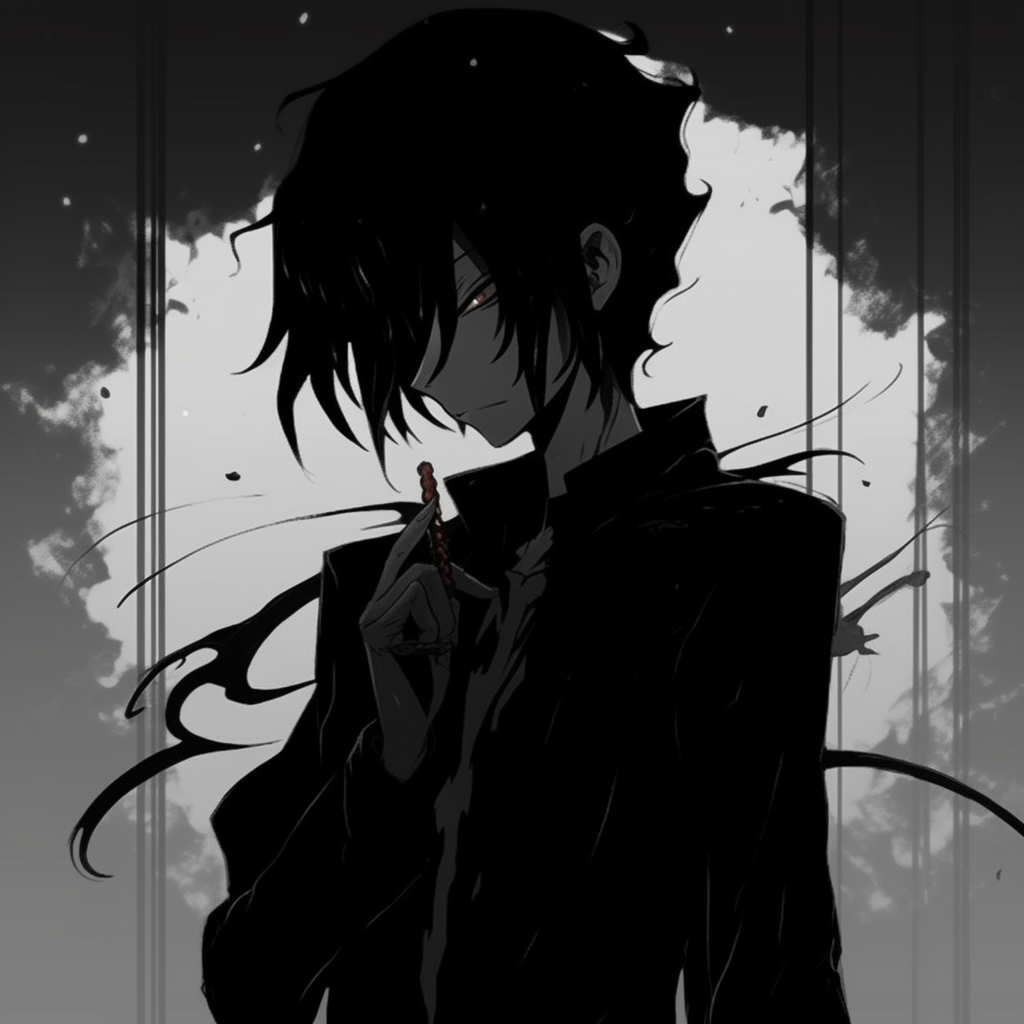 Half Lighted Mysterious Anime Profile - Anime Pfp Dark Aesthetic Collection  (@pfp)