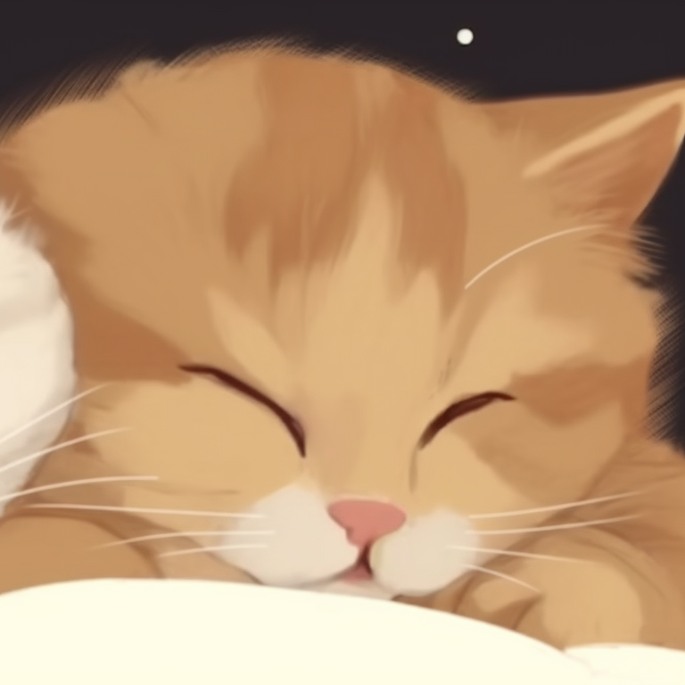 ❝ 𝐢𝐜𝐨𝐧 𝐩𝐟𝐩 ❞  Cute cats and dogs, Cat sleeping, Cat aesthetic