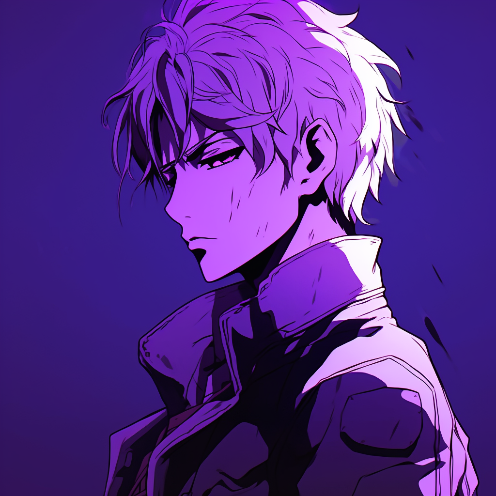 Purple Themed Anime Warrior - Expert Purple Anime Pfp (@pfp)