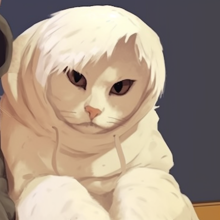 Amused Angora Amigos Cute - Matching Cat Pfp Aesthetic Matching