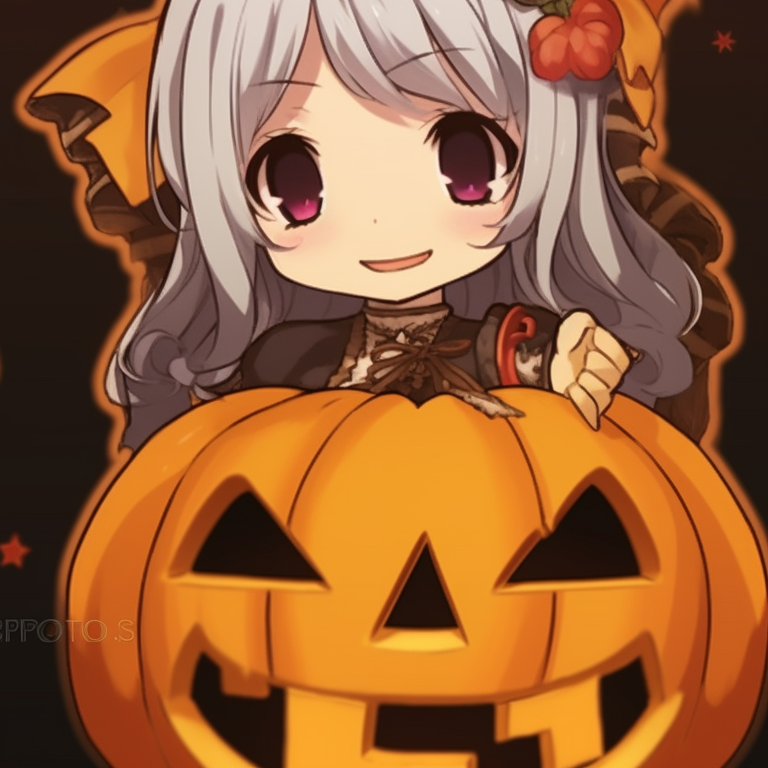 Anime witch girl pumpkin Playmat Gaming Mat | eBay