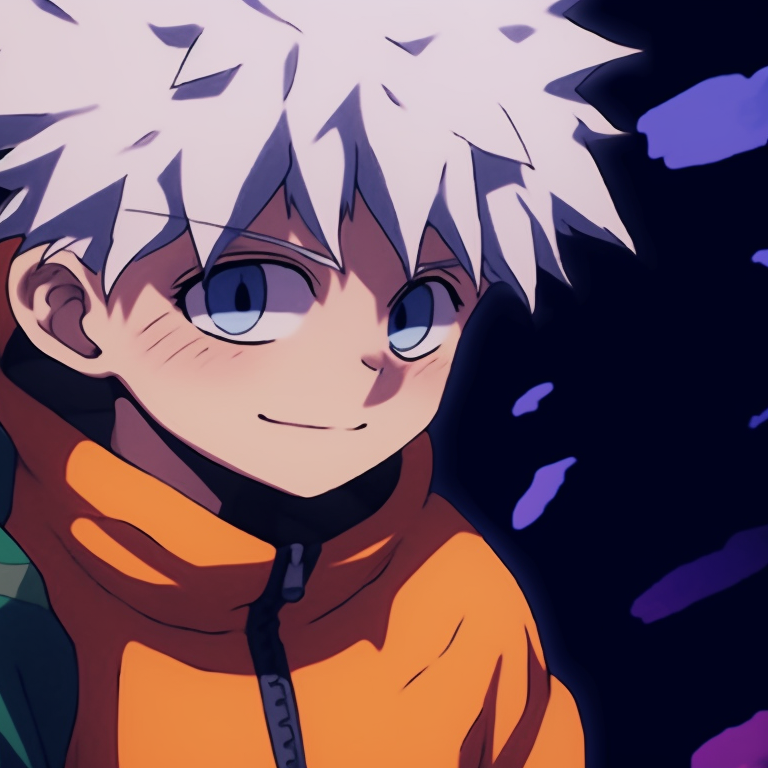 Killua gon, hunter x hunter, stars, anime, duo, HD wallpaper