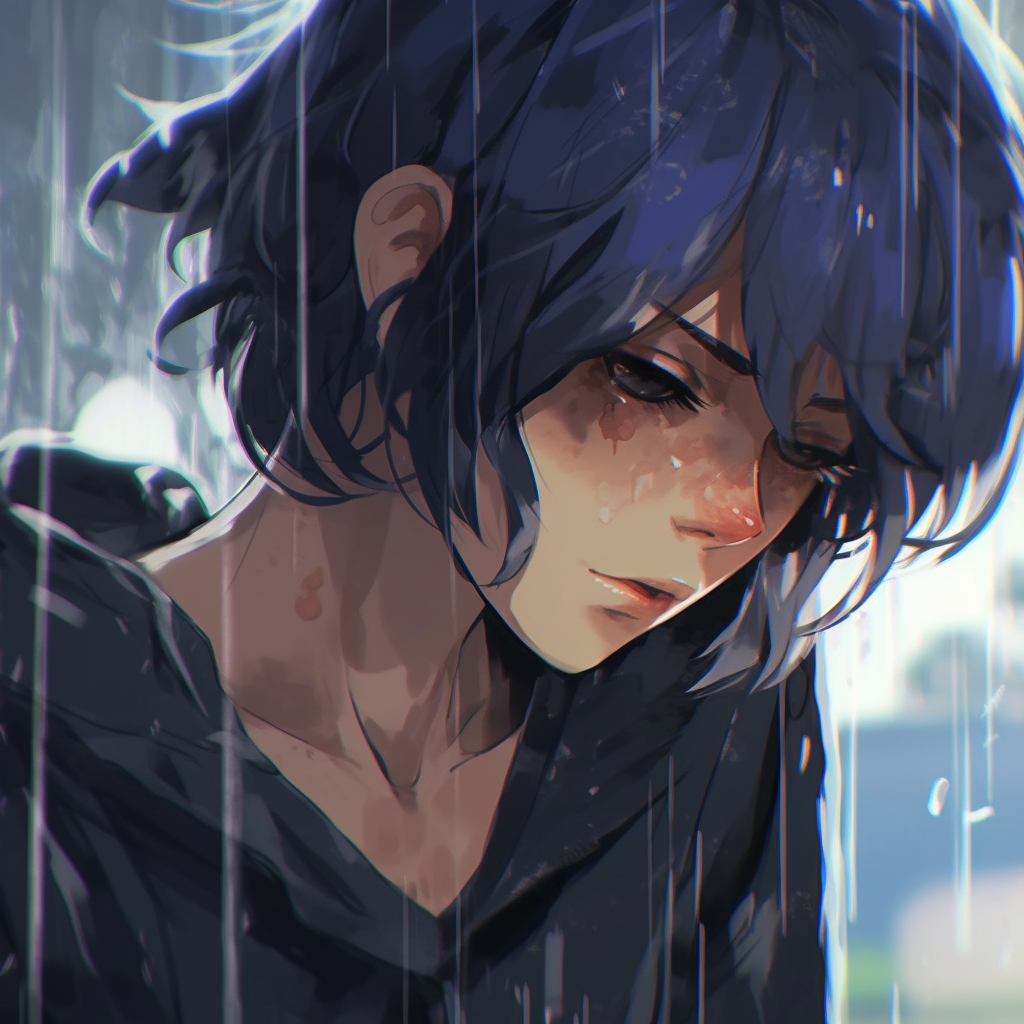 Sad/depressed anime boy by depressedanimeboy23 on DeviantArt