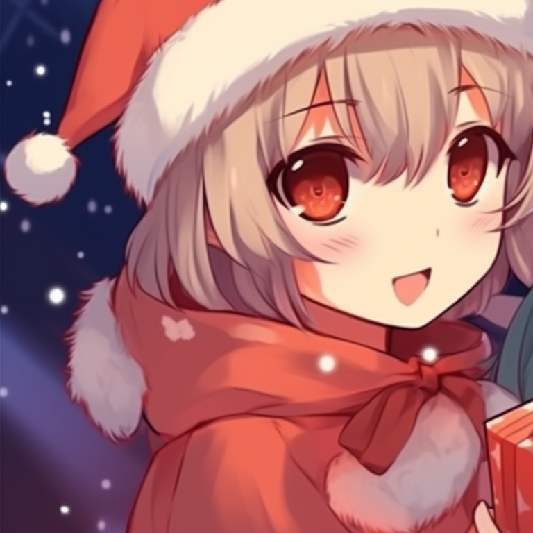 Wallpaper : lights, anime girls, snow, winter, manga, coffee, original  characters, scarf, Christmas, holiday 1920x1080 - sweetcandy94 - 141193 -  HD Wallpapers - WallHere