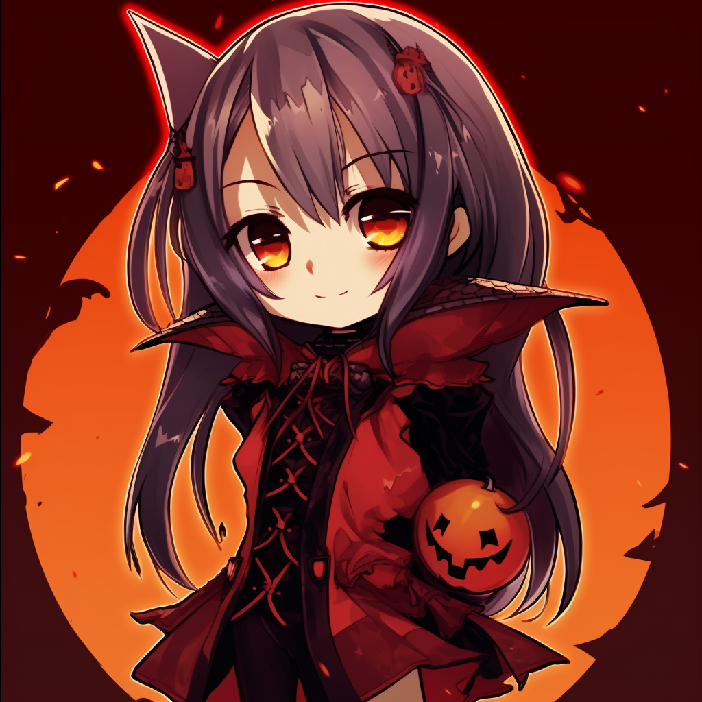 anime halloween vampire girl