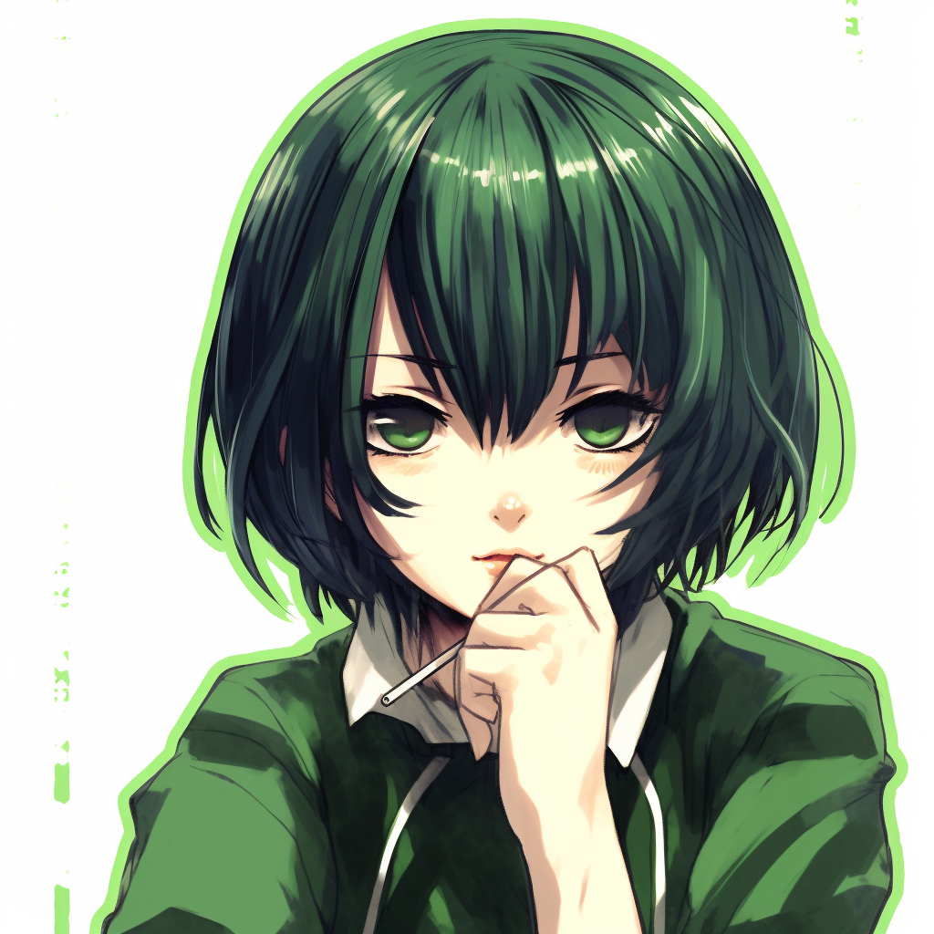 Green Anime Pfp Aesthetic Icons - Green Anime Pfp Universe (@pfp)