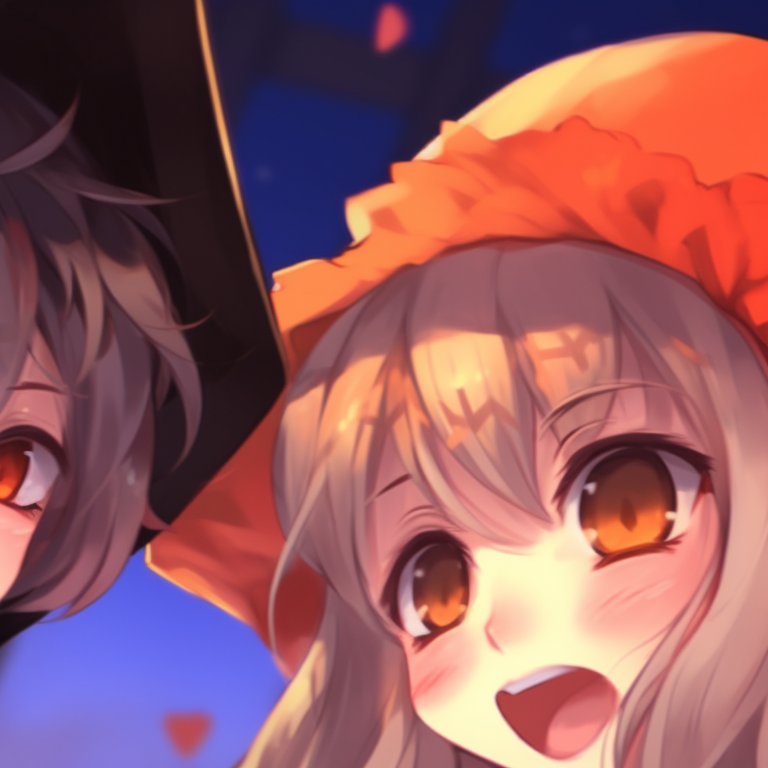 Animated Halloween Matching Couple Profile Island - Anime Couple Pfp  Matching Halloween Theme Aesthetic Matching Pfp Ideas (@pfp)