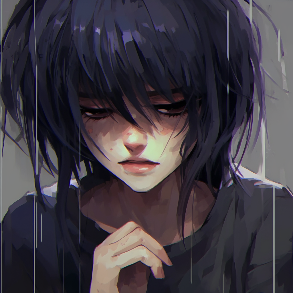 anime sad girl