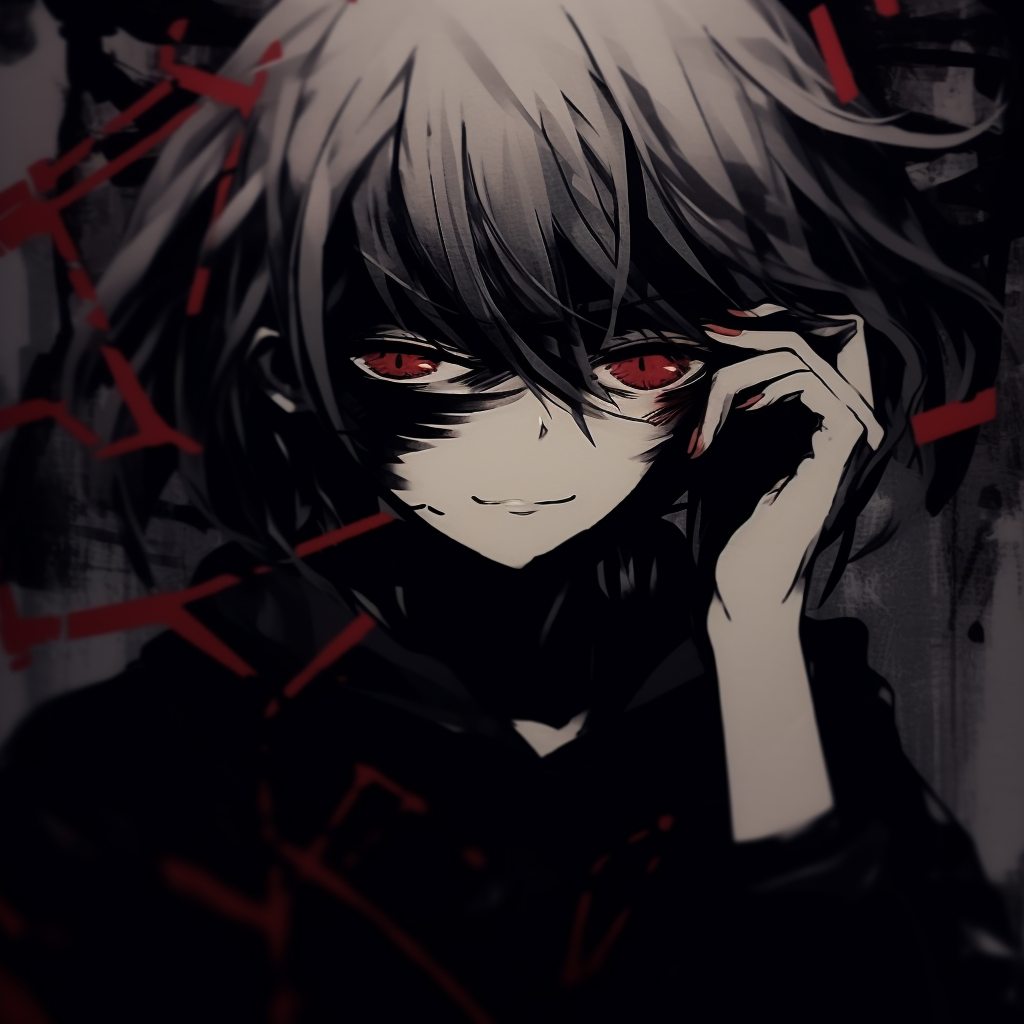 One Eyed Ghoul Dramatic - Dark Aesthetic Anime Pfp Collection (@pfp) | Hero