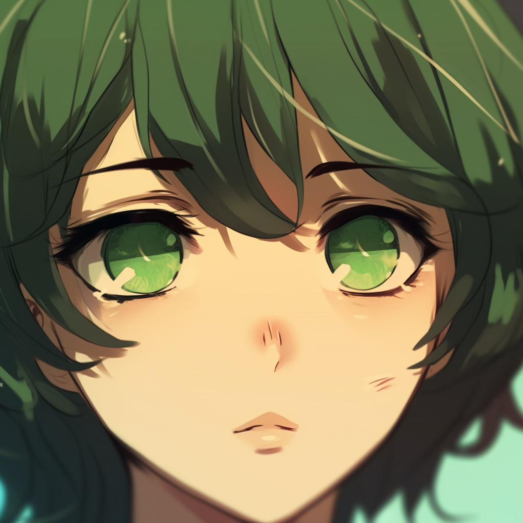 Green Anime Pfp Aesthetic Icons - Green Anime Pfp Universe (@pfp