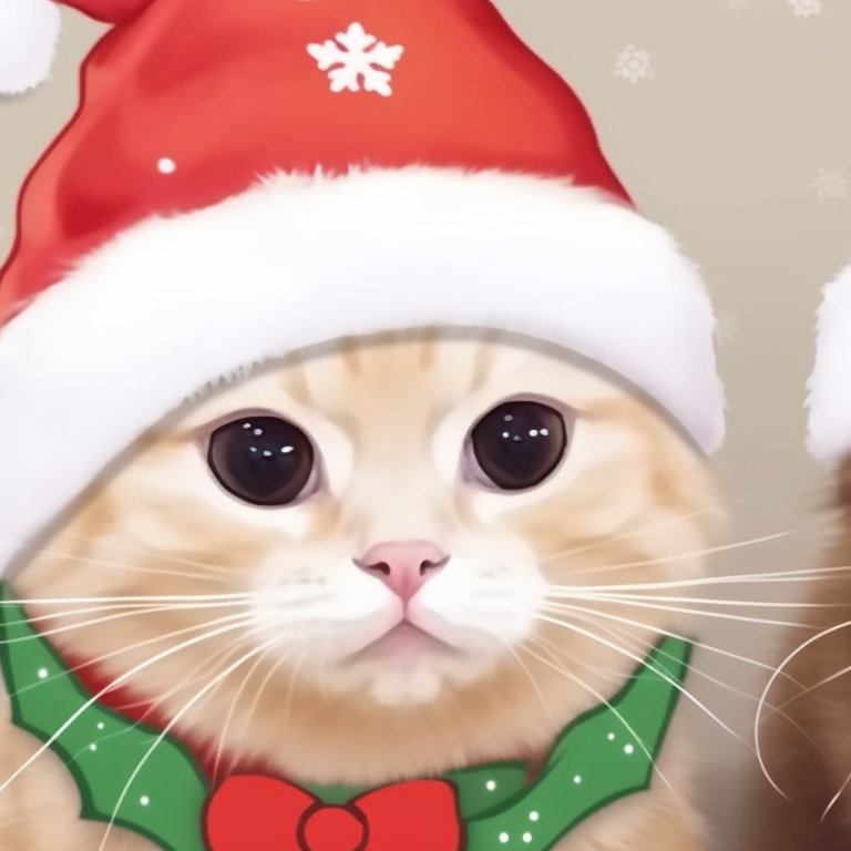 christmas matching (cats) pfp 1/2  Christmas profile pictures, Cute  christmas matching pfp, Christmas cats