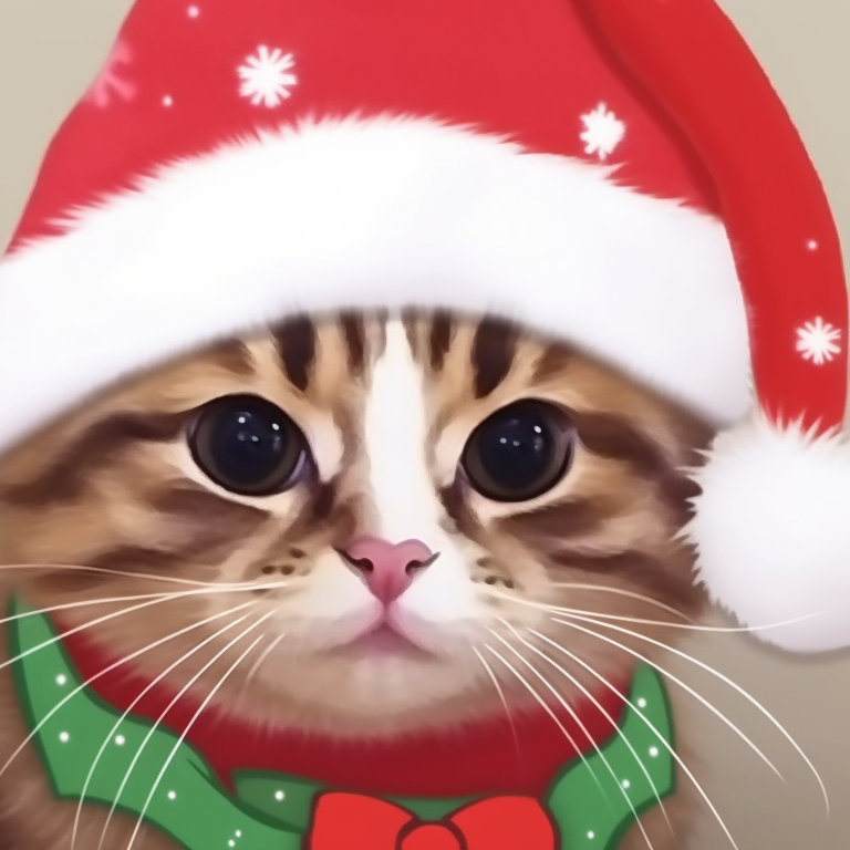 Cat christmas mqtching pfp｜TikTok Search