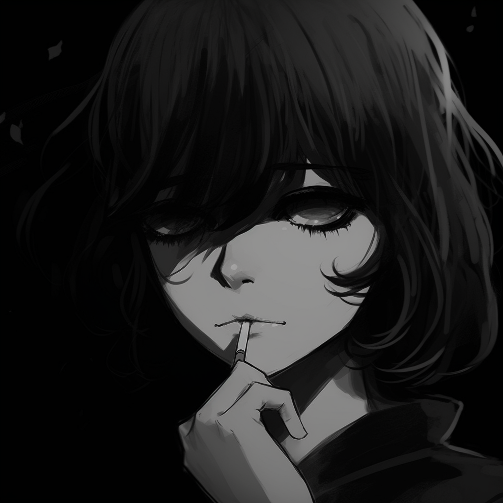 Dark Gothic Anime Profile - Anime Pfp Dark Aesthetic Collection