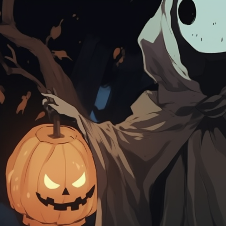 𝙷𝚊𝚕𝚕𝚘𝚠𝚎𝚎𝚗 𝚒𝚌𝚘𝚗𝚜 ☆ﾟ.*・｡ﾟ | Anime halloween, Halloween profile  pics, Cute halloween pfp