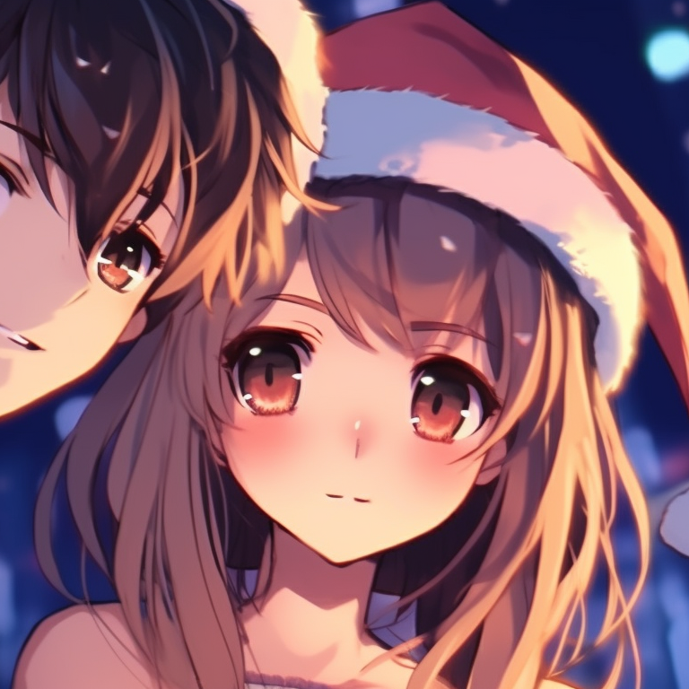 Chibi Couple Kiss Adorable - Anime Pfp Couple Optimized Search (@pfp)