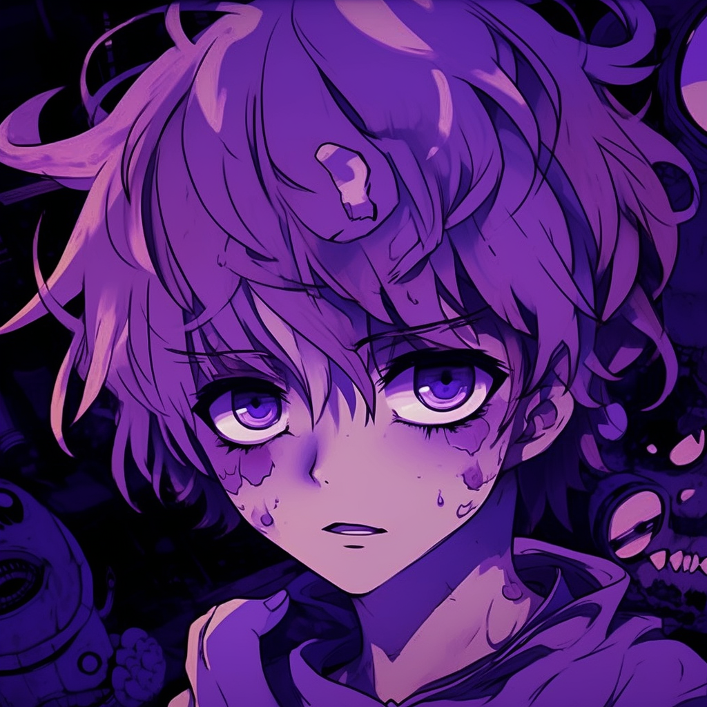 Purple Haired Anime Girl - Expert Purple Anime Pfp (@pfp)