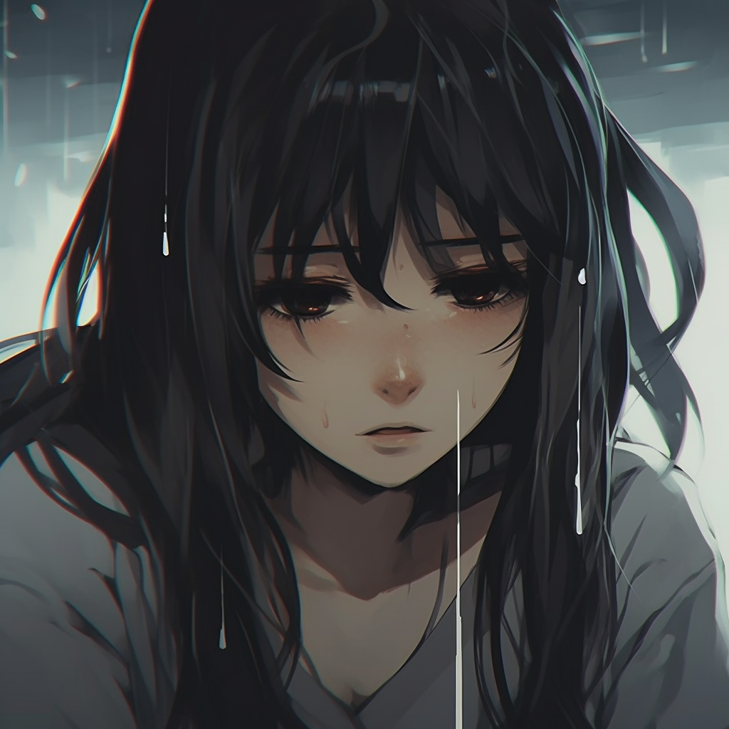 anime#fyp#viral#sad#drepression#crying#pfp