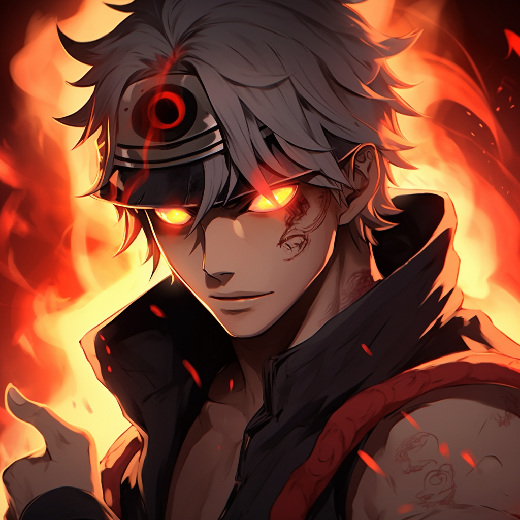 fire anime pfp