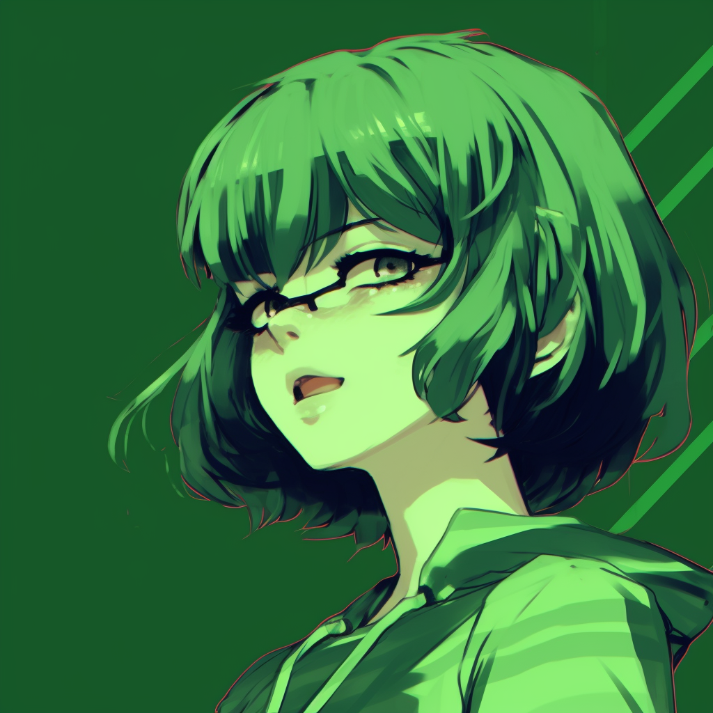 Green Anime Pfp Aesthetic Icons - Green Anime Pfp Universe (@pfp