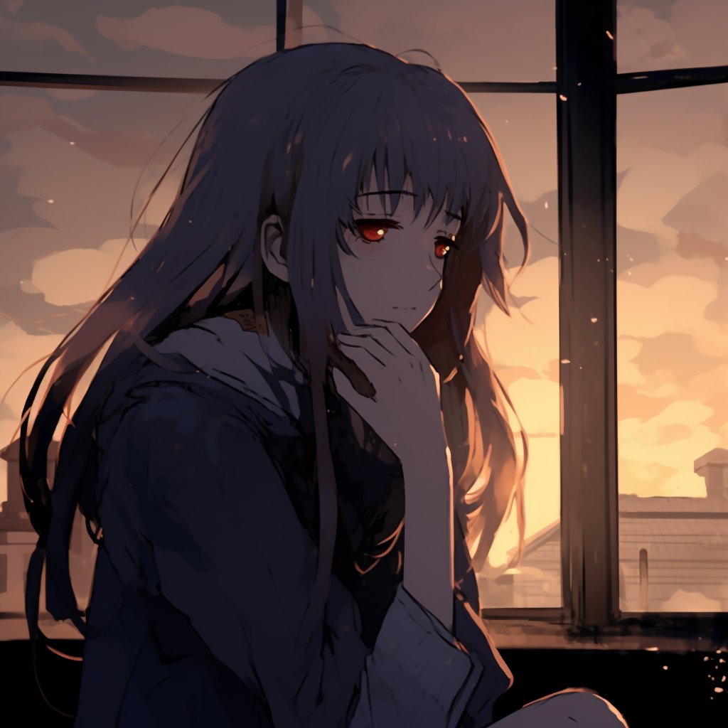 Depressed Anime Girl Pfp Wallpaper - Depressed Anime Girl Pfp