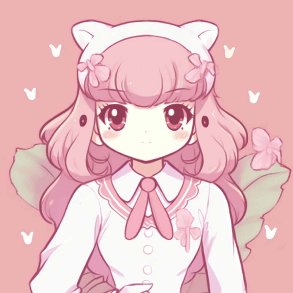 Cute and girly profile picture for discord